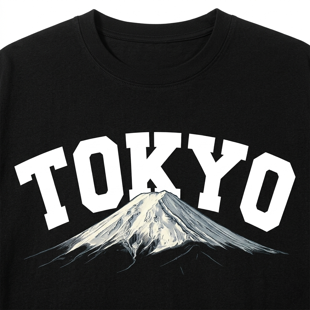 Tokyo Mt. Fuji Oversized T-Shirt