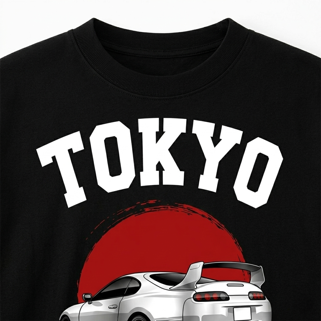 Tokyo JDM Supra Oversized T-Shirt