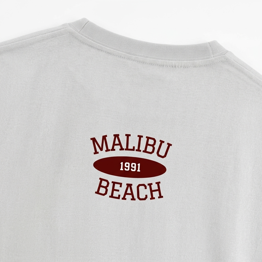 Malibu Beach 1991 Oversized T-Shirt