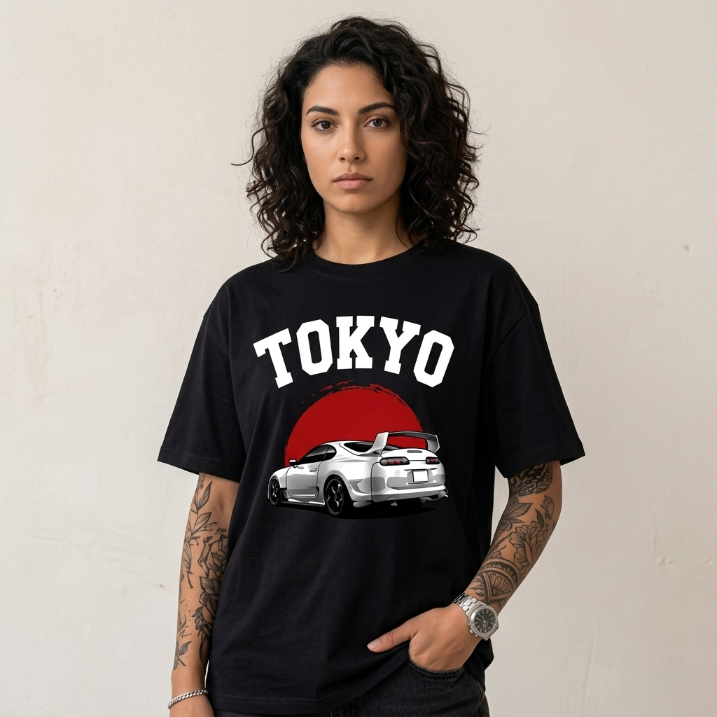 Tokyo JDM Supra Oversized T-Shirt