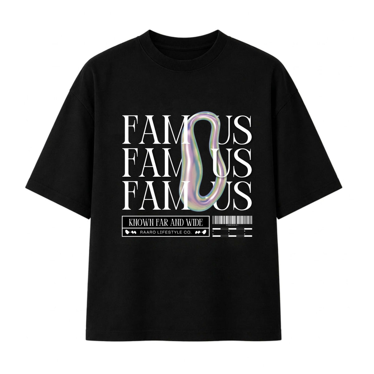 FAMOUS Graphic Oversized T-Shirt