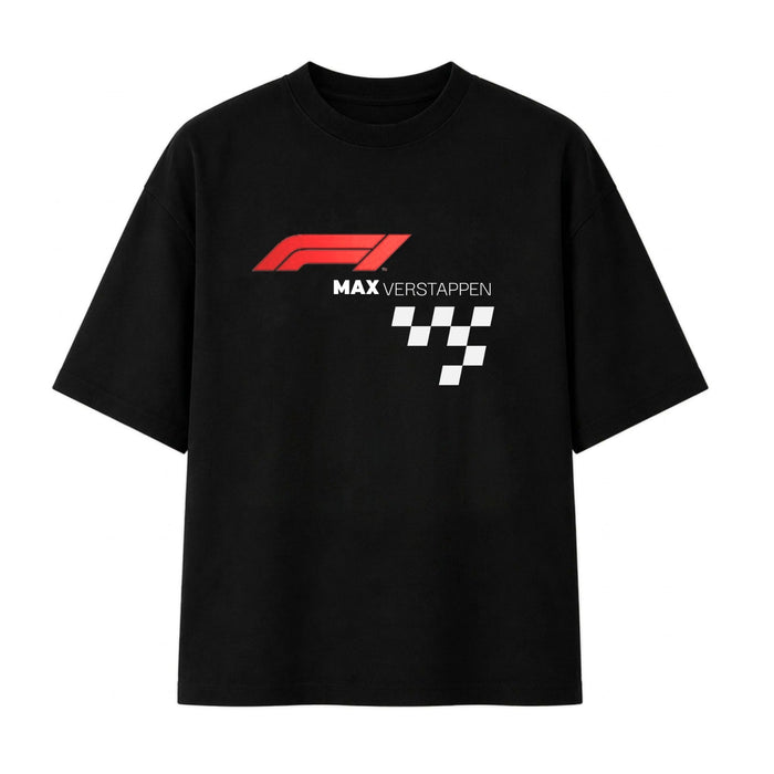 Max Verstappen F1 Graphic Premium Oversized T-Shirt