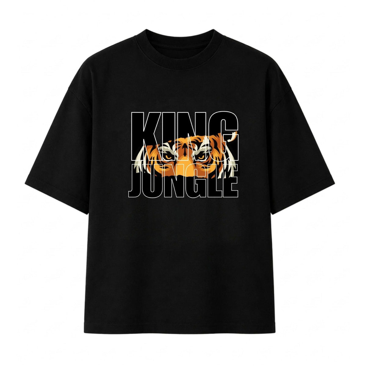 King of the Jungle Tiger Oversized T-Shirt