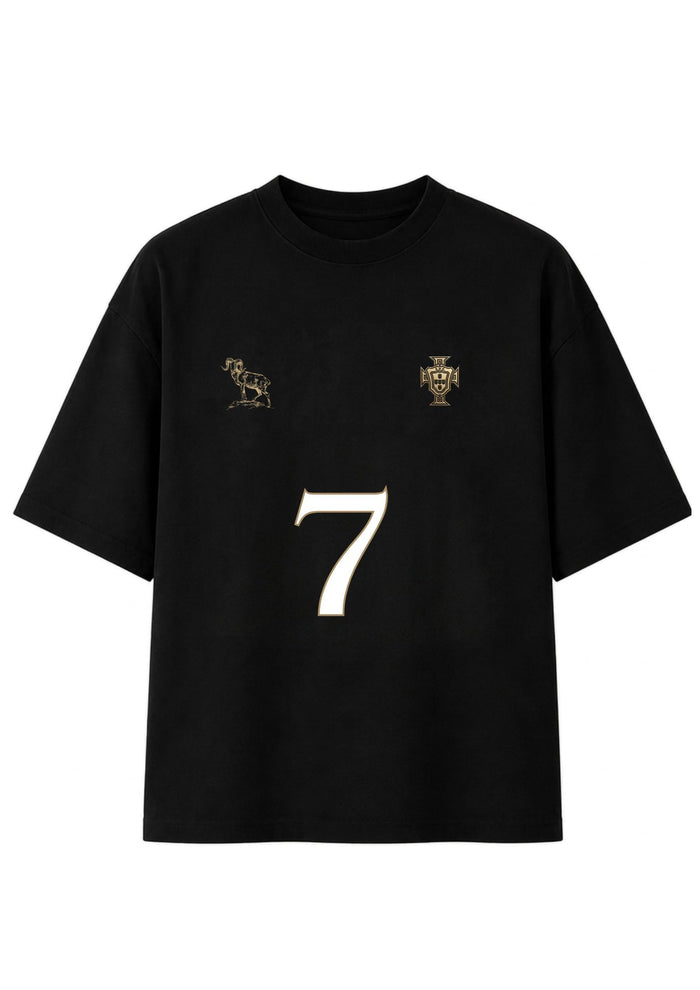 Cristiano Ronaldo Legacy Tribute No. 7 Premium Oversized T-Shirt