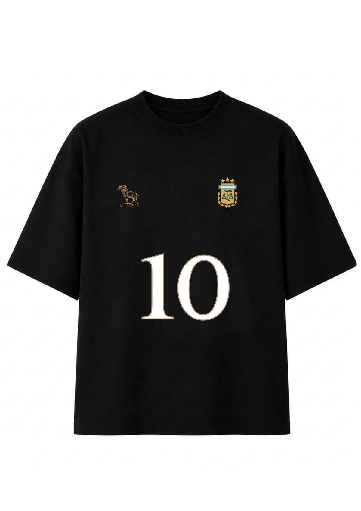 Lionel Messi Legacy Tribute No. 10 Premium Oversized T-Shirt