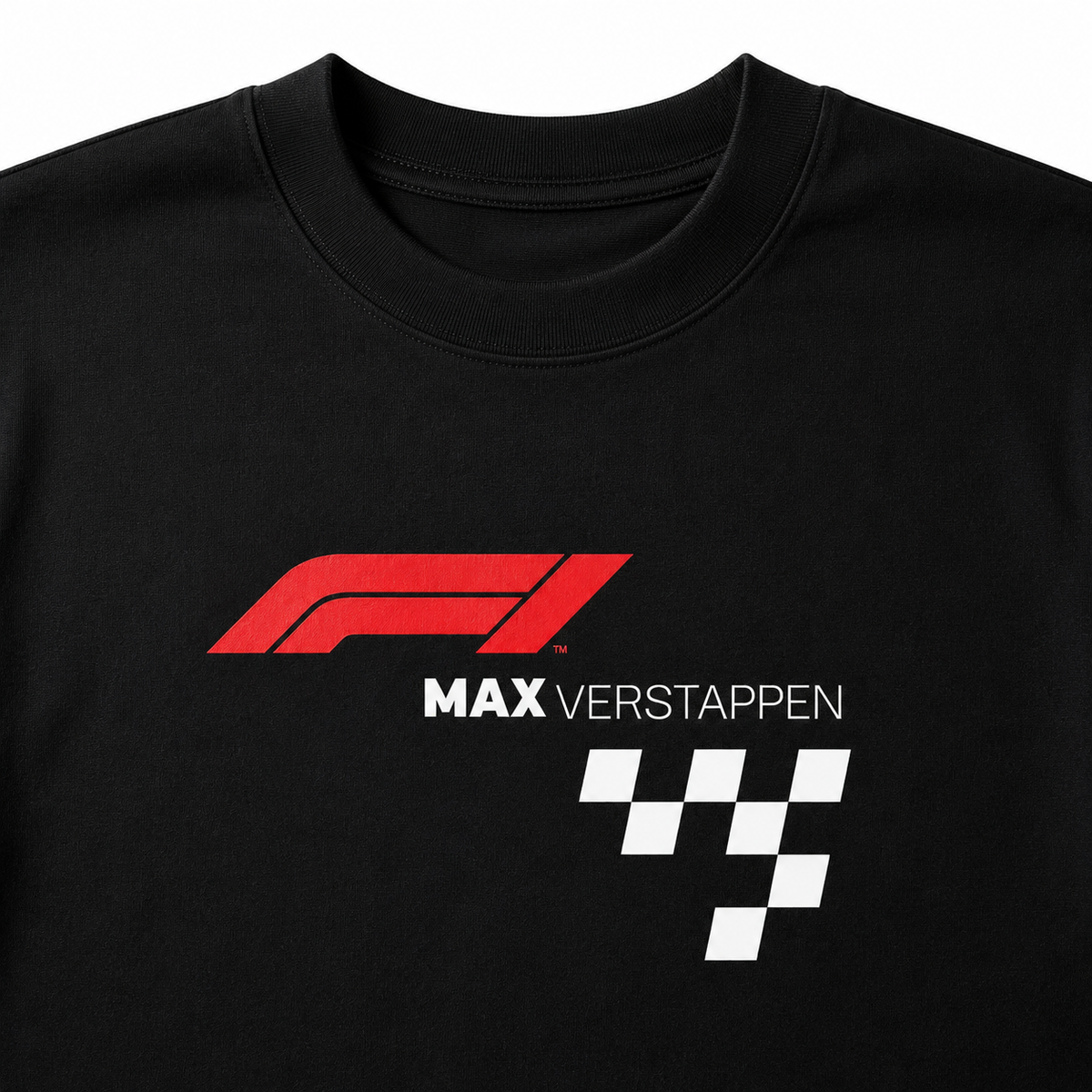 Max Verstappen F1 Graphic Premium Oversized T-Shirt